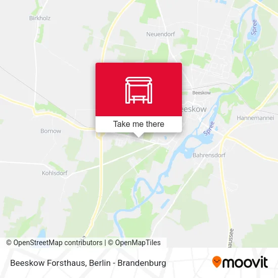 Карта Beeskow Forsthaus