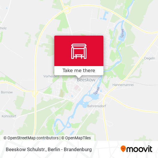 Beeskow Schulstr. map