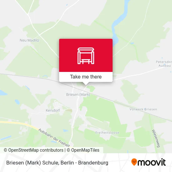 Briesen (Mark) Schule map
