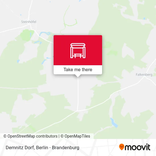 Demnitz Dorf map