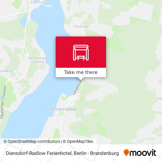 Diensdorf-Radlow Ferienhotel map