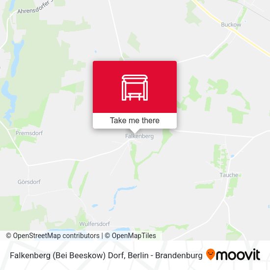 Falkenberg (Bei Beeskow) Dorf map