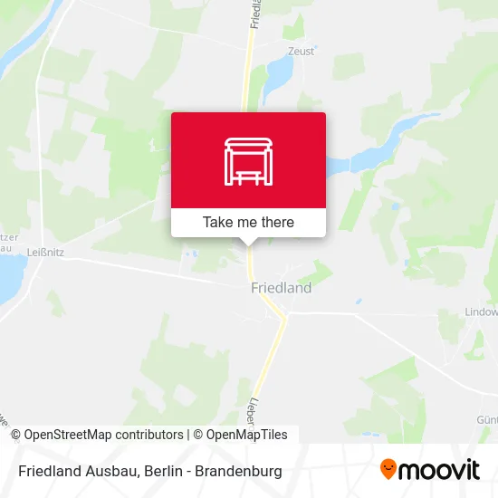 Friedland Ausbau map