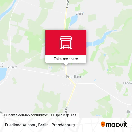 Friedland Ausbau map