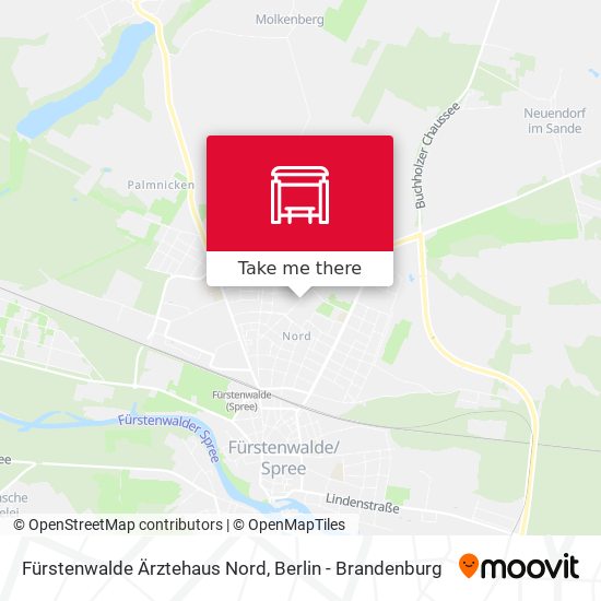 Fürstenwalde Ärztehaus Nord map