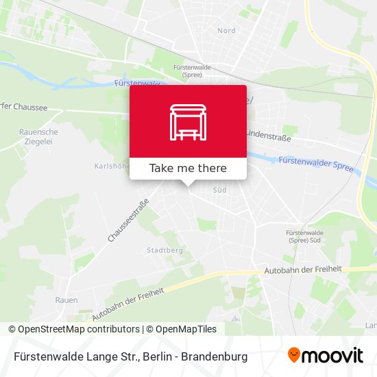 Fürstenwalde Lange Str. map