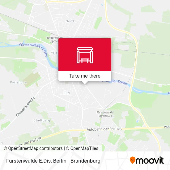 Карта Fürstenwalde E.Dis