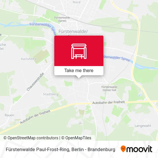 Fürstenwalde Paul-Frost-Ring map