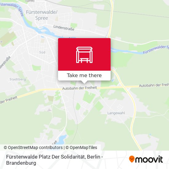 Fürstenwalde Platz Der Solidarität map