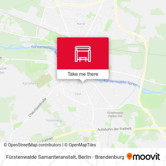 Карта Fürstenwalde Samariteranstalt