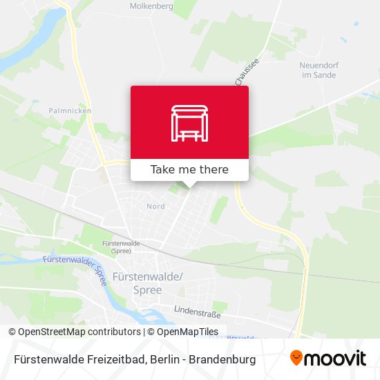 Fürstenwalde Freizeitbad map