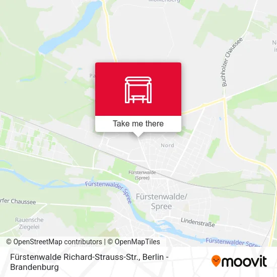 Карта Fürstenwalde Richard-Strauss-Str.