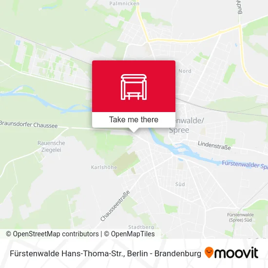 Fürstenwalde Hans-Thoma-Str. map