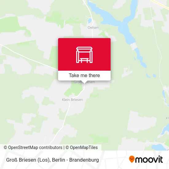Карта Groß Briesen (Los)