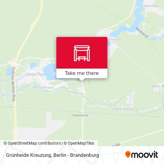 Карта Grünheide Kreuzung