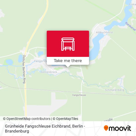Grünheide Fangschleuse Eichbrand map