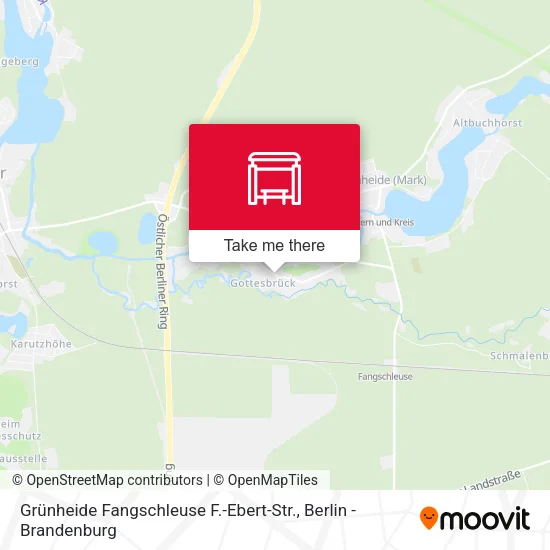 Карта Grünheide Fangschleuse F.-Ebert-Str.