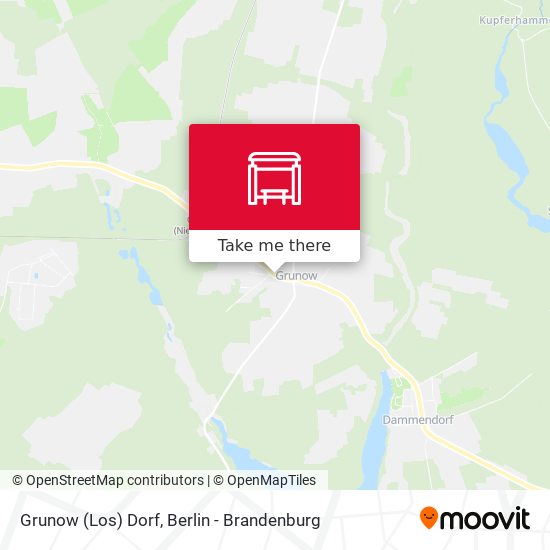 Grunow (Los) Dorf map