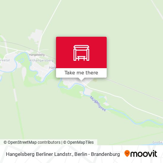 Hangelsberg Berliner Landstr. map