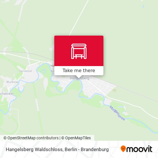 Hangelsberg Waldschloss map