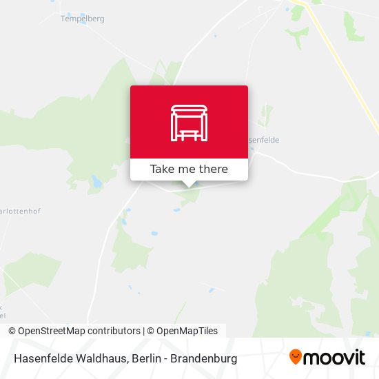 Hasenfelde Waldhaus map
