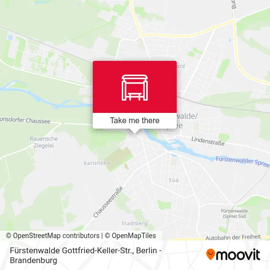 Fürstenwalde Gottfried-Keller-Str. map