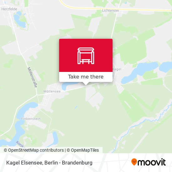 Kagel Elsensee map