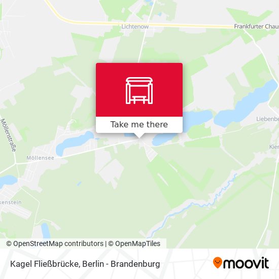 Kagel Fließbrücke map