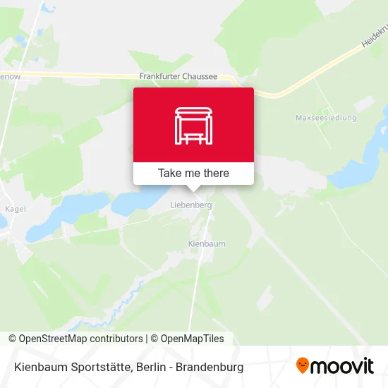 Kienbaum Sportstätte map