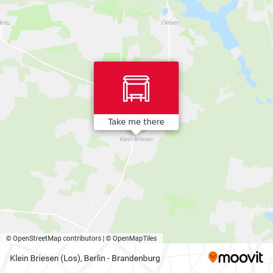 Klein Briesen (Los) map