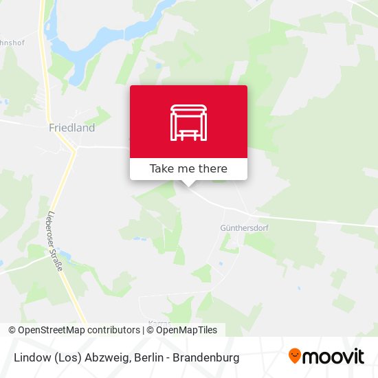 Lindow (Los) Abzweig map
