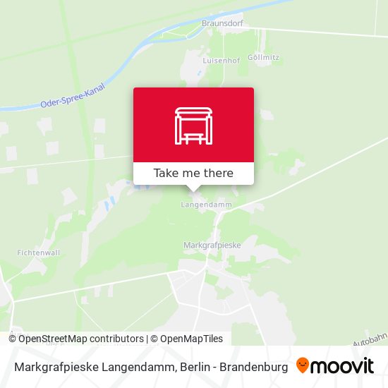 Markgrafpieske Langendamm map