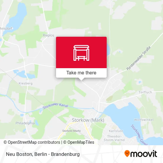 Карта Neu Boston