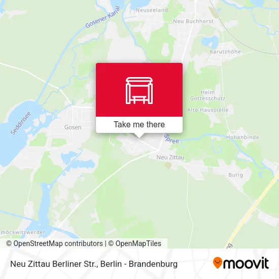 Карта Neu Zittau Berliner Str.