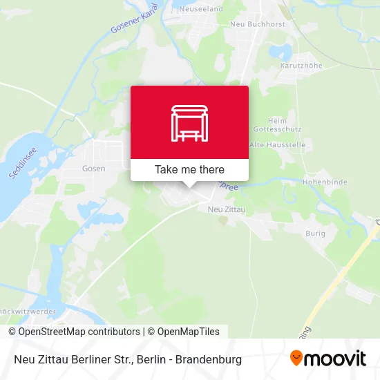 Карта Neu Zittau Berliner Str.