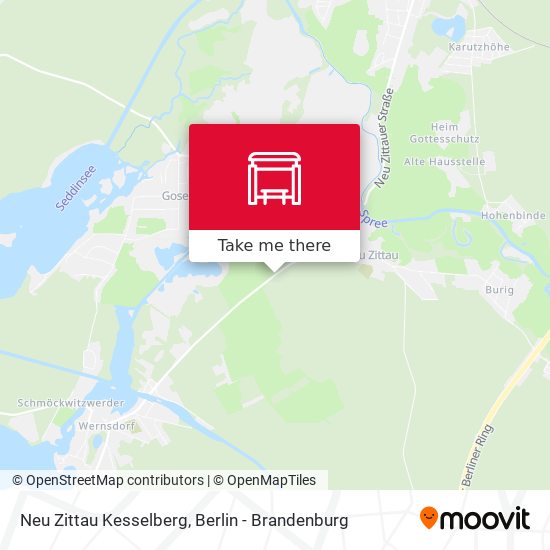 Neu Zittau Kesselberg map