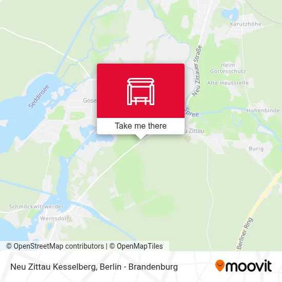 Neu Zittau Kesselberg map