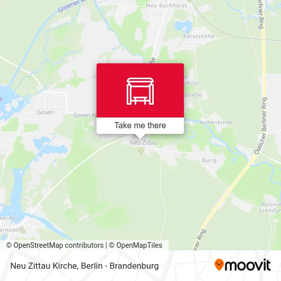 Neu Zittau Kirche map