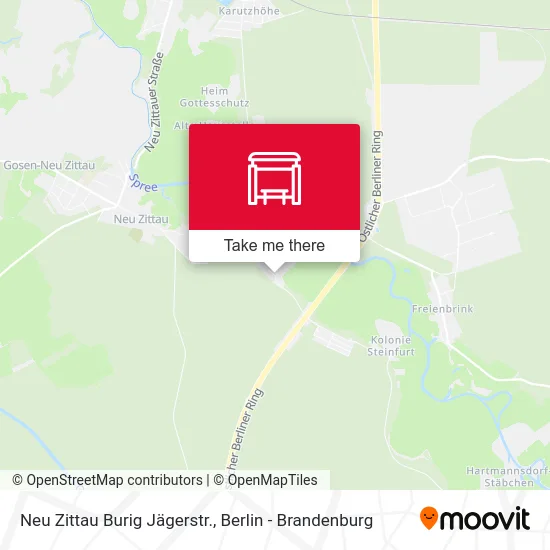Карта Neu Zittau Burig Jägerstr.