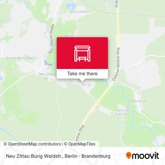 Neu Zittau Burig Waldstr. map