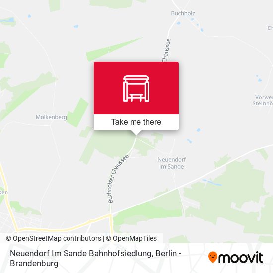 Neuendorf Im Sande Bahnhofsiedlung map