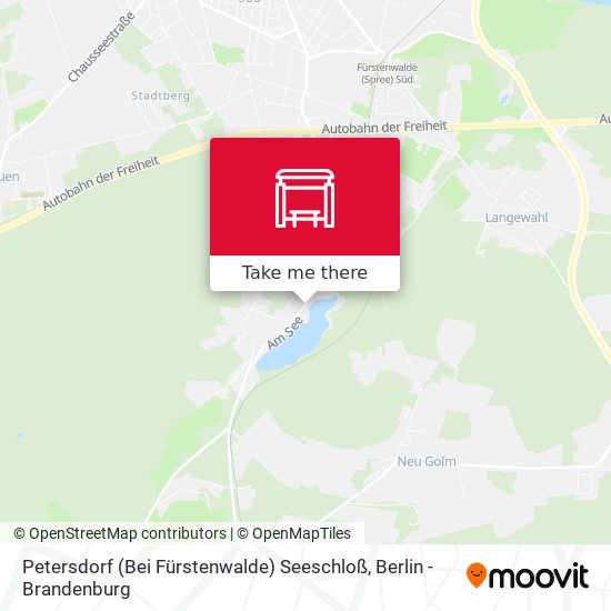 Petersdorf (Bei Fürstenwalde) Seeschloß map