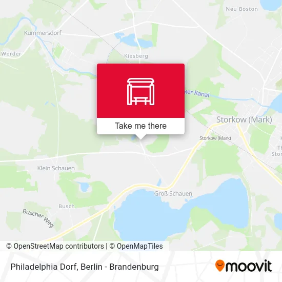 Philadelphia Dorf map