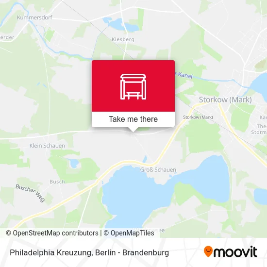 Philadelphia Kreuzung map