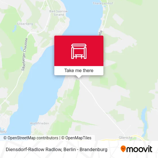 Карта Diensdorf-Radlow Radlow