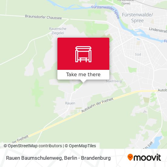 Rauen Baumschulenweg map
