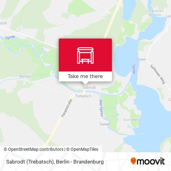 Sabrodt (Trebatsch) map