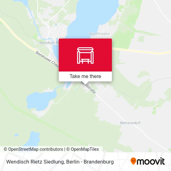 Карта Wendisch Rietz Siedlung