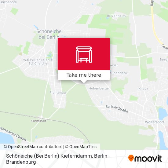 Schöneiche (Bei Berlin) Kieferndamm map