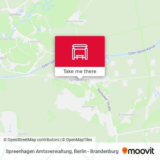 Spreenhagen Amtsverwaltung map